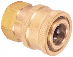 BE 1/4" Female QR to 1/4" BSP Female 250 Bar / 3625 Psi - Brass  Coupler