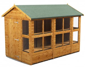 Power 10x6 Apex Potting Shed - Single Door