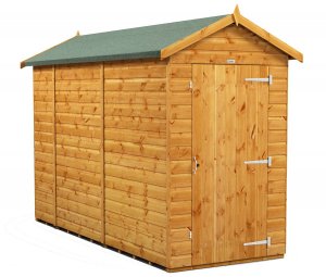 Power 10x4 Apex Garden Shed - Windowless Single Door