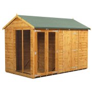 Power 10x6 Apex Summer House with 6ft Side Store