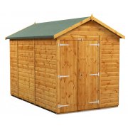 Power 10x6 Apex Garden Shed - Windowless Double Doors