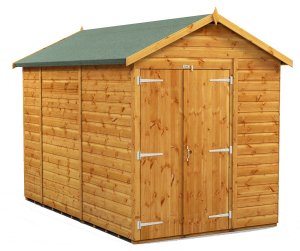 Power 10x6 Apex Garden Shed - Windowless Double Doors