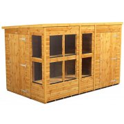 Power 10x6 Pent Combined Potting Shed with 4ft Storage Section