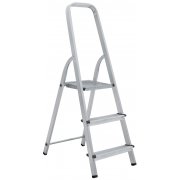 Lyte NENPL3 Aluminium Platform Stepladder with 3 Treads EN131-2