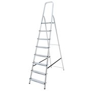 Lyte NENPL8 Professional Aluminium Platform Stepladder with 8 Treads EN131-2