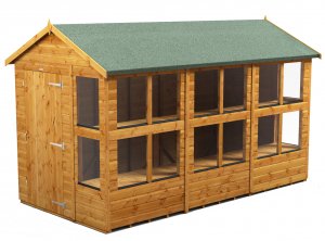 Power 12x6 Apex Potting Shed - Single Door