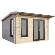 12x10 Power Apex Log Cabin | Scandinavian Timber