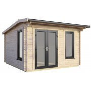 12x10 Power Apex Log Cabin | Scandinavian Timber