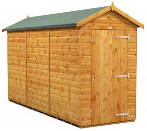 Power 12x4 Apex Garden Shed - Windowless