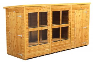 Power 12x4 Pent Combined Potting / Storage Shed