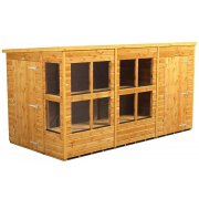 Power 12x6 Pent Combined Potting Shed with 4ft Storage Section