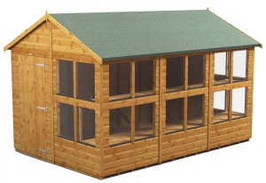 Power 12x8 Apex Potting Shed - Single Door