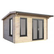 12x8 Power Apex Log Cabin | Scandinavian Timber