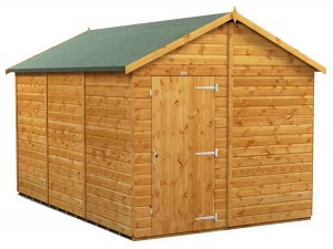 Power 12x8 Apex Garden Shed - Windowless