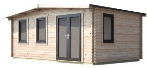 12x18 Power Chalet Log Cabin | Scandinavian Timber