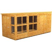 Power 14x6 Pent Combined Potting Shed with 6ft Storage Section