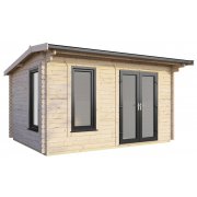 14x8 Power Apex Log Cabin | Scandinavian Timber