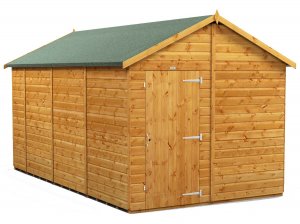 Power 14x8 Apex Garden Shed - Windowless