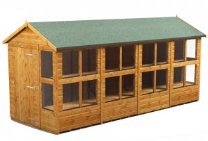 Power 16x6 Apex Potting Shed - Single Door