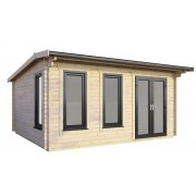 16x12 Power Apex Log Cabin | Scandinavian Timber