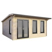 16x14 Power Apex Log Cabin | Scandinavian Timber