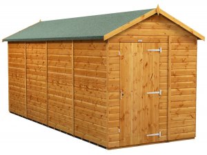 Power 16x6 Apex Garden Shed Windowless