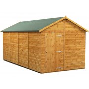 Power 16x8 Apex Garden Shed Windowless