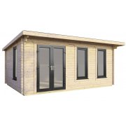 18x10 Power Pent Log Cabin | Scandinavian Timber