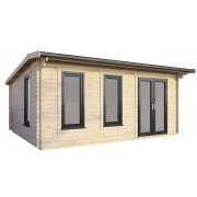 18x12 Power Apex Log Cabin | Scandinavian Timber