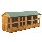 Power 18x6 Apex Potting Shed - Double Door