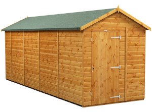 Power 18x6 Apex Garden Shed Windowless