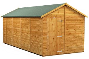 Power 18x8 Apex Garden Shed Windowless