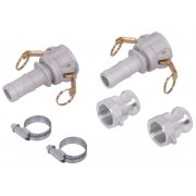 1" Aluminium Cam Lever Quick Release Hose Connection Kit