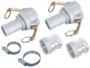 1.5" Aluminium Cam Lever Quick Release Hose Connection Kit