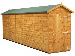 Power 20x4 Apex Garden Shed - Windowless