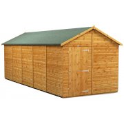 Power 20x8 Apex Garden Shed Windowless