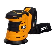 JCB 18V Cordless Orbital Sander 125mm 5'' 3.0Ah Battery & Charger