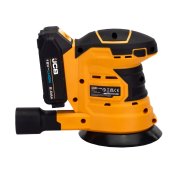 JCB 18V Cordless Orbital Sander 125mm 5'' 3.0Ah Battery & Charger