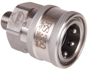 ARS350 Female Quick Release to 1/4" BSP Male - 350 Bar / 5076 Psi - Stainless Steel Coupler