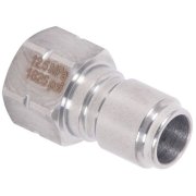 ARS178L 3/8" BSP Female to 17.8mm Male QR coupler - Stainless Steel