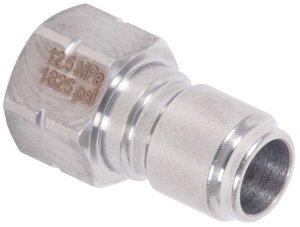 ARS178L 3/8" BSP Female to 17.8mm Male QR coupler - Stainless Steel