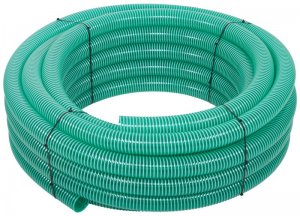 3" Reinforced PVC Suction Hose - 2m Length