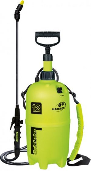 Marolex Disinfector 12 Litre Pressure Sprayer - 11.6 Litre Capacity