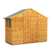 Power Apex 4x10 Garden Shed - Double Door