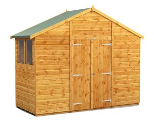 Power Apex 4x10 Garden Shed - Double Door