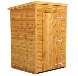 Power 4x4 Pent Garden Shed - No Windows / Windowless