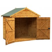 6x4 Power Apex Bike Utility Shed