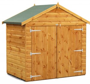 6x4 Power Apex Bike Utility Shed