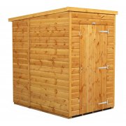 Power 4x6 Pent Garden Shed - No Windows / Windowless