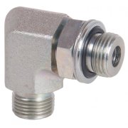 3/8" Male to 3/8" Male Elbow connector with O-ring